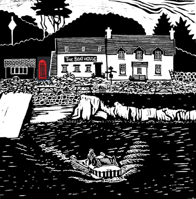 the boathouse, isle of ulva